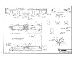 Simitar 049 RCM 669 model airplane plan